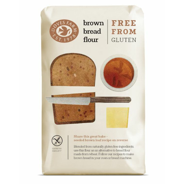 DOVES GLUTEN FREE Gluten Free Brown Bread Flour      Size - 5x1.0 Kg