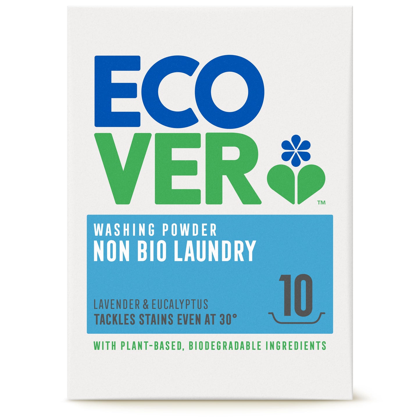 ECOVER LAUNDRY Washing Powder (Non Bio)           Size - 6x750g