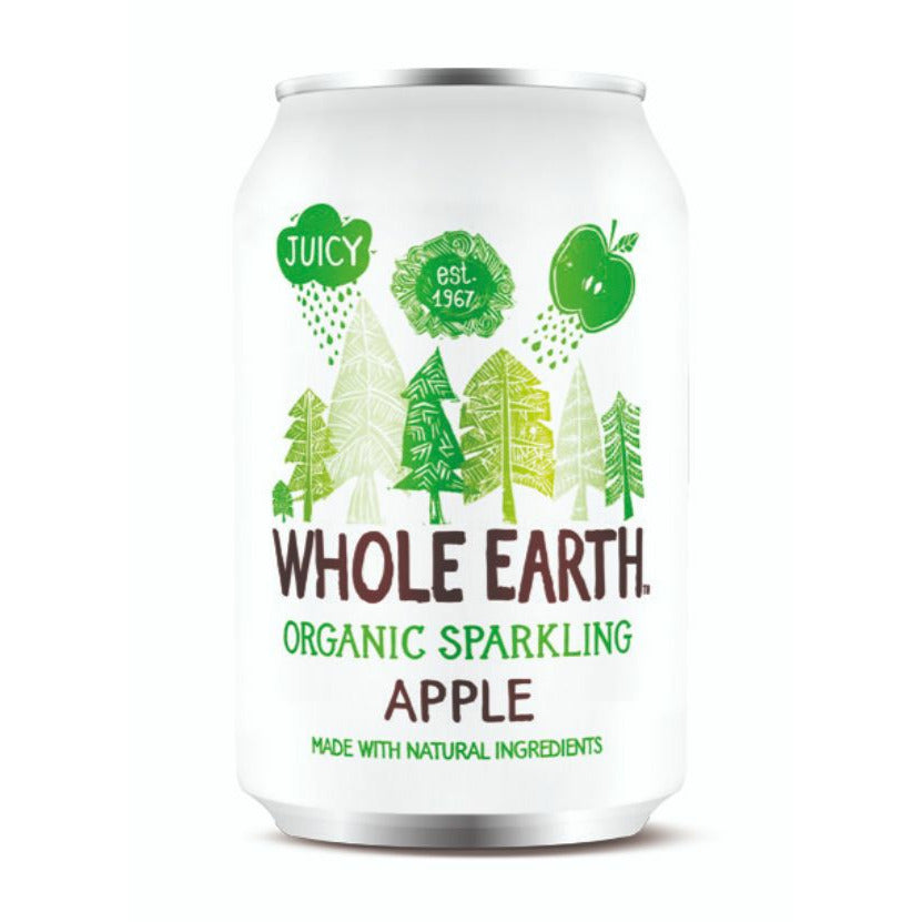 WHOLE EARTH Org Apple Drink Cans               Size - 24x330ml