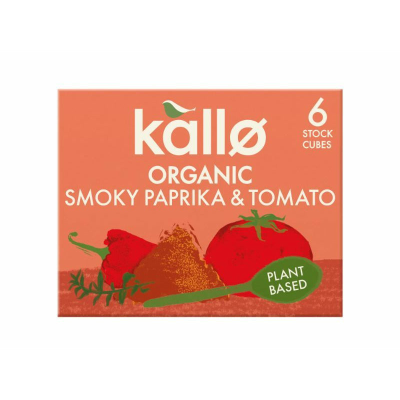 KALLO Org Paprika & Tomato Stock Cubes   Size - 15x66g