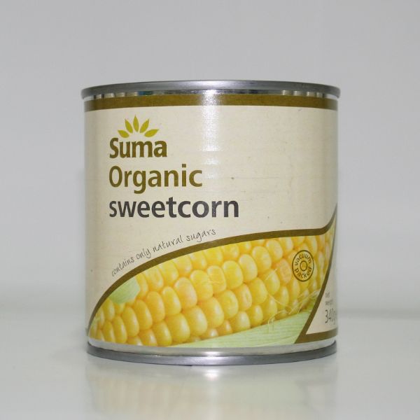 SUMA Organic Sweetcorn                  Size - 12x340g