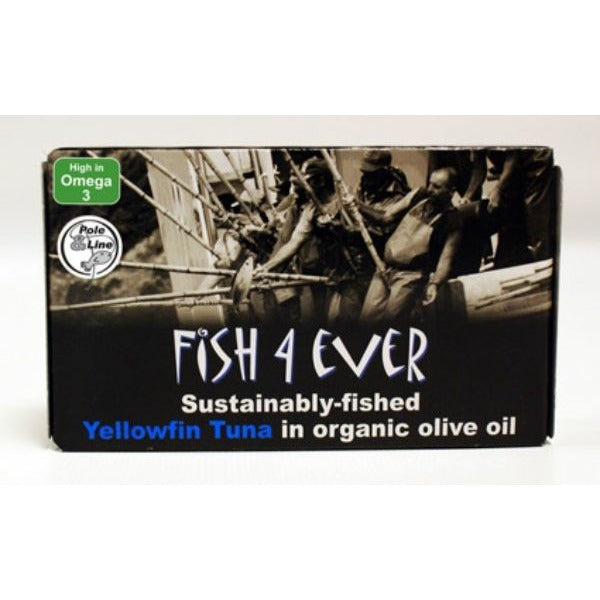 FISH 4 EVER Tuna (Yellow Fin) In Olive Oil     Size - 10x125g