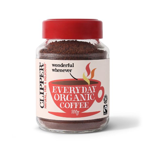 CLIPPER COFFEE Org Everyday Instant (Red)         Size - 6x100g