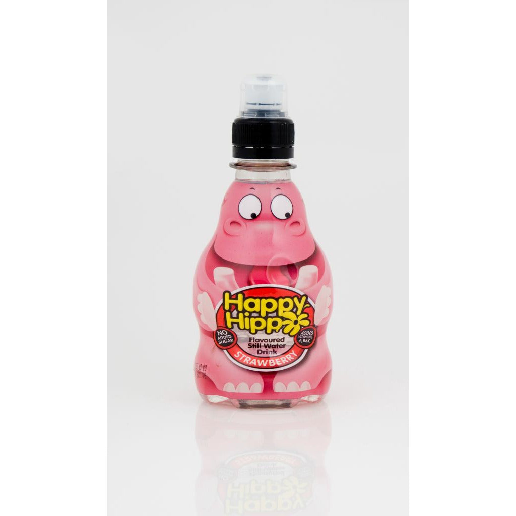 VILLA DRINKS Happy Hippo Strawberry Water       Size - 12x270ml
