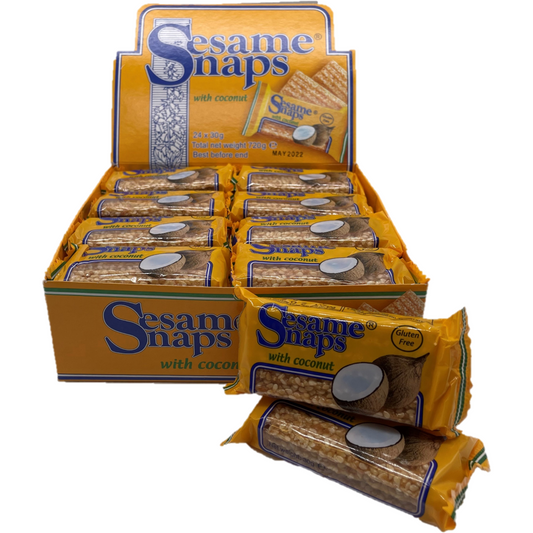 ANGLO DAL Sesame Snaps With Coconut          Size - 24x30g