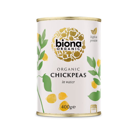 BIONA Organic Chickpeas                  Size - 6x400g