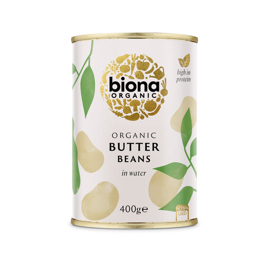 BIONA Organic Butter Beans               Size - 6x400g