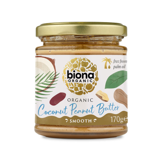 BIONA Coconut Peanut  Butter  Organic     Size  6x170g