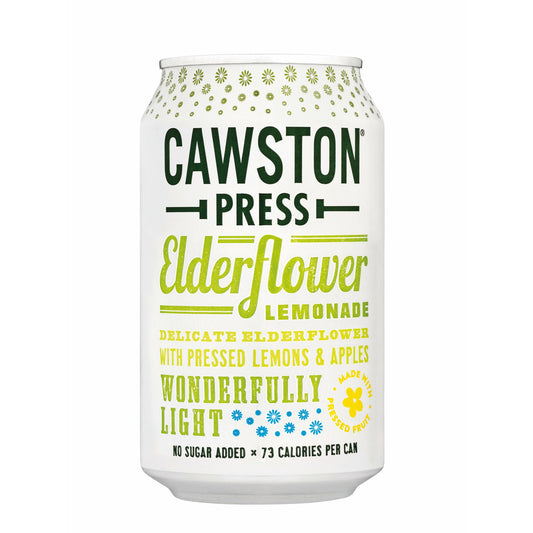 CAWSTON PRESS Elderflower Lemonade Can           Size - 24x330ml