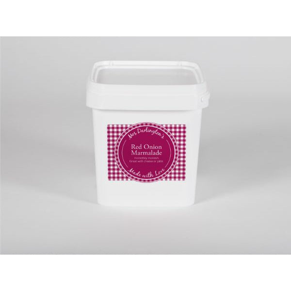 MRS DARLINGTONS PREORDER Red Onion Marmalade                Size - 1x3.0 Kg