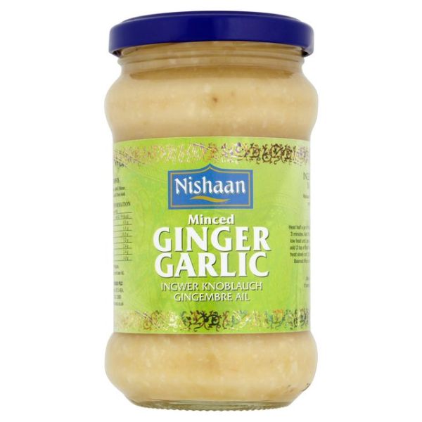 NISHAAN Minced Garlic & Ginger             Size - 6x283g
