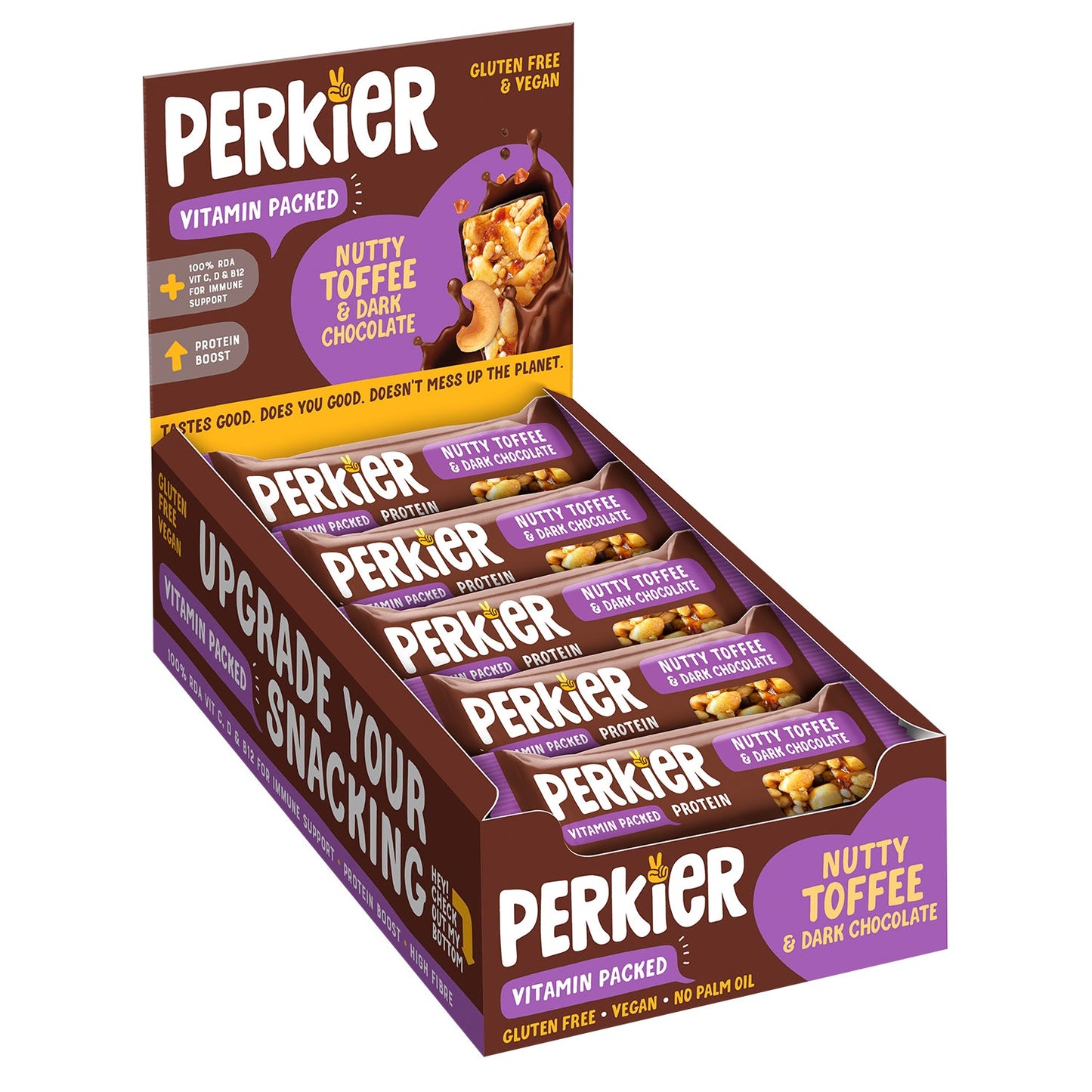 PERKIER Nutty Toffee & Dark Chocolate     Size 15x37g