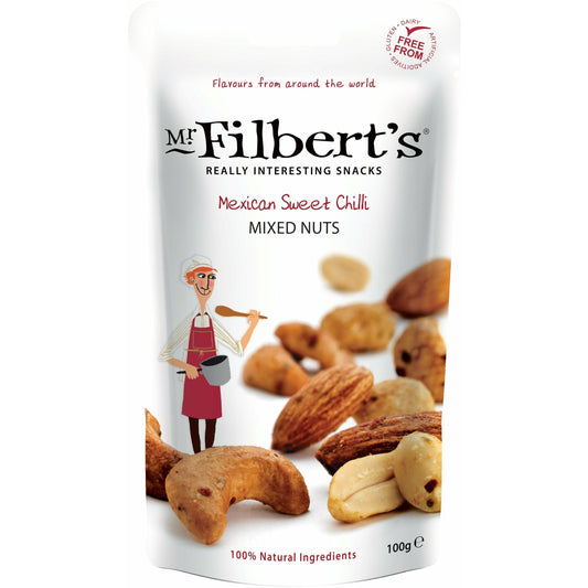 MR FILBERTS Mexican Sweet Chilli Nuts          Size - 12x100g
