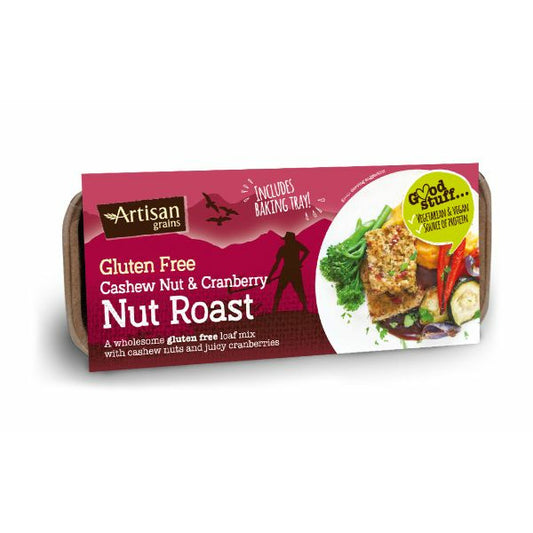 ARTISAN GRAINS Gluten FreeCashew Nut & Cranberry Nut Roas Size - 6x200g