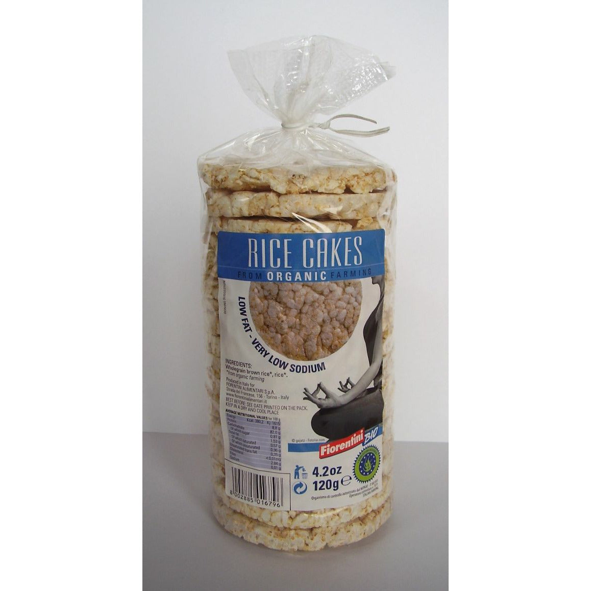 FIORENTINI Organic Plain Rice Cakes           Size - 12x120g