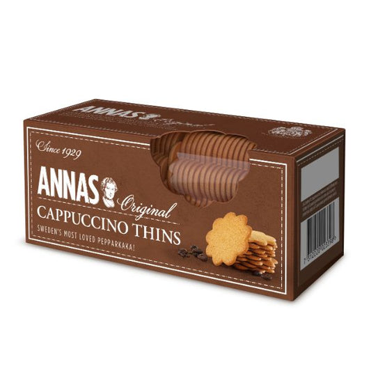 ANNAS THINS Cappuccino Thins                   Size - 12x150g