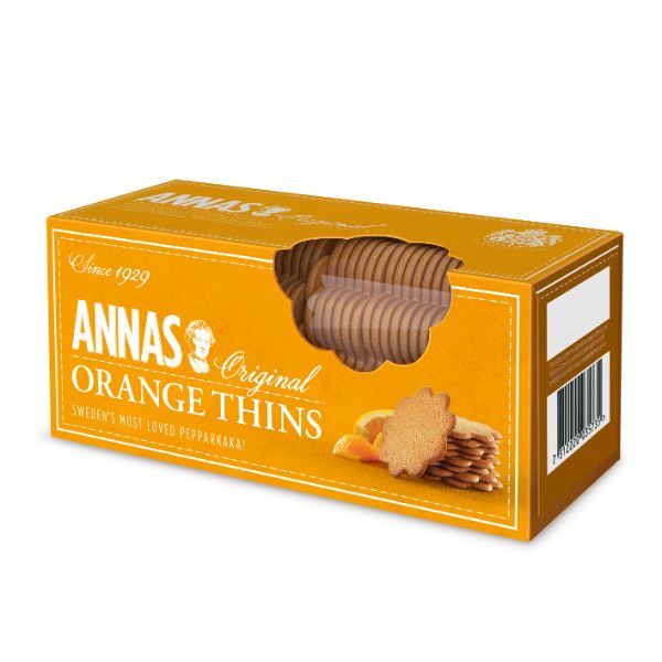 ANNAS THINS Orange Thins                       Size - 12x150g