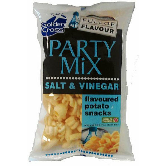 GOLDEN CROSS Salt & Vinegar Party Mix           Size - 12x125g