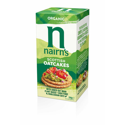 NAIRNS Organic Oat Cakes                  Size - 12x250g