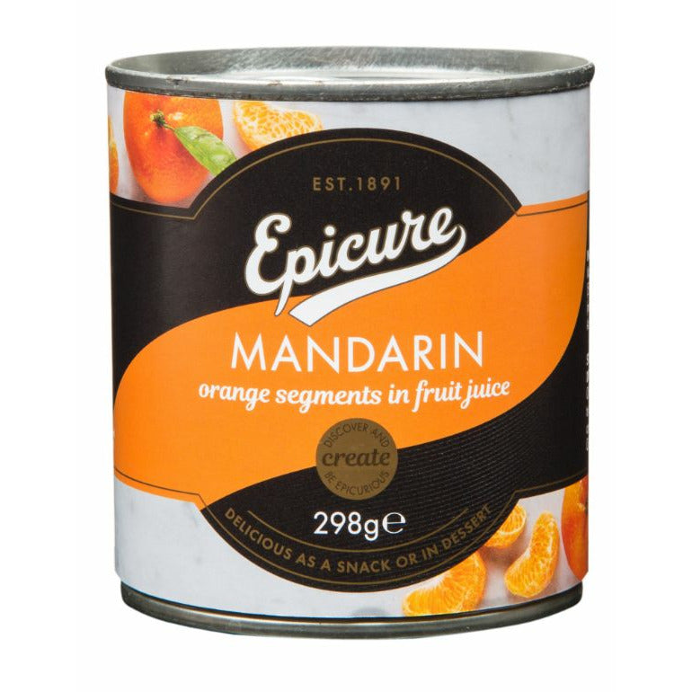 EPICURE Mandarin Orange Segs in Fruit Juic Size - 12x298g