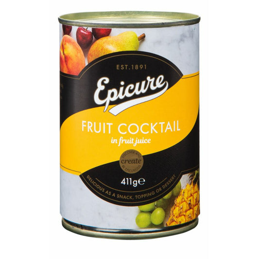 EPICURE Fruit Cocktail in Fruit Juice      Size - 12x411g