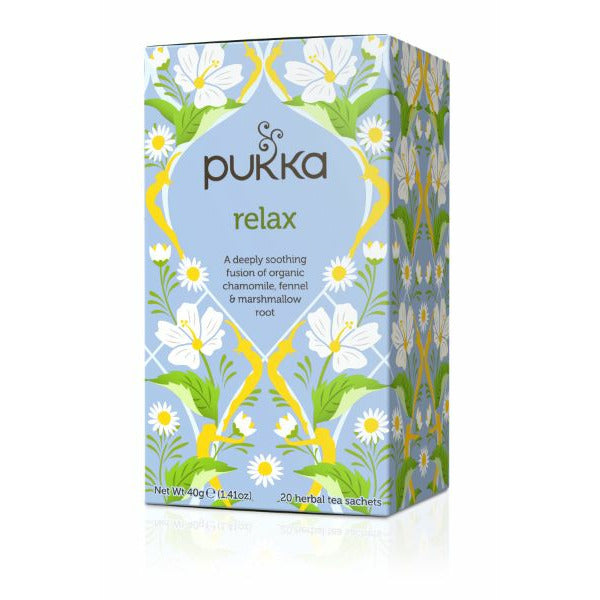 PUKKA HERBS C/F Org Relax Tea                  Size - 4x20's