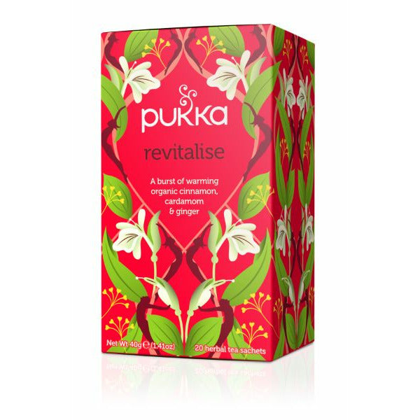 PUKKA HERBS C/F Revitalise Org Herbal Tea      Size - 4x20's
