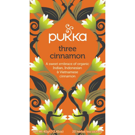 PUKKA HERBS C/F Three Cinnamon Org Herbal Tea  Size - 4x20's