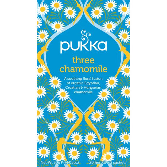 PUKKA HERBS C/F Three Chamomile Org Herbal Tea Size - 4x20's