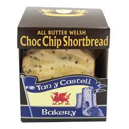 TAN Y CASTELL All Butter Choc Chip Welsh Shortbread Size - 12x160g