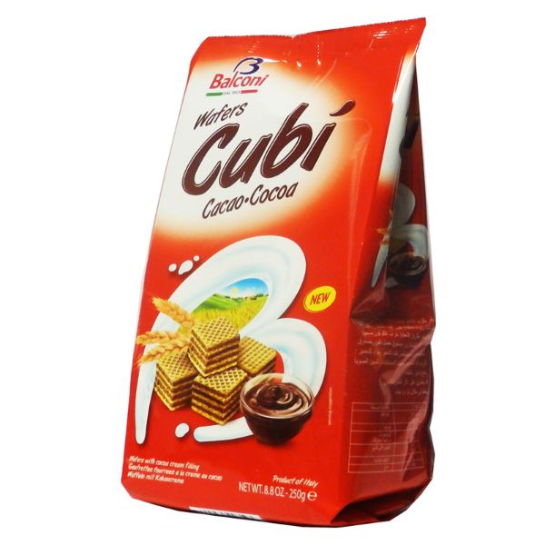 CABICO Balconi Cubis Chocolate Wafers     Size - 10x250g