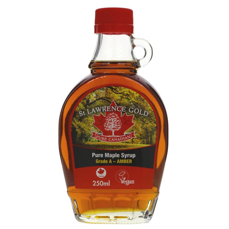 ST LAWRENCE Gold Maple Syrup                   Size - 12x250ml