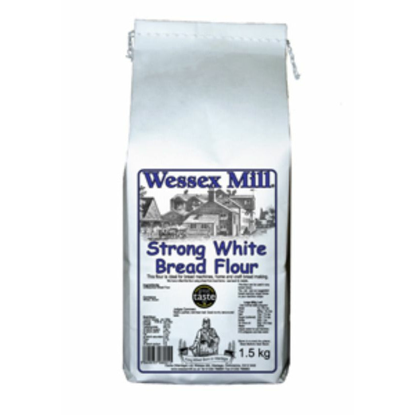 WESSEX MILL FLOUR Strong White Bread Flour           Size - 5x1.5 Kg