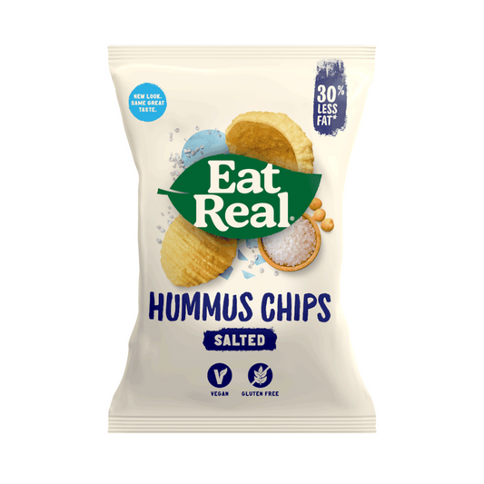 EAT REAL Hummus Salted Chips                      Size - 10x135g