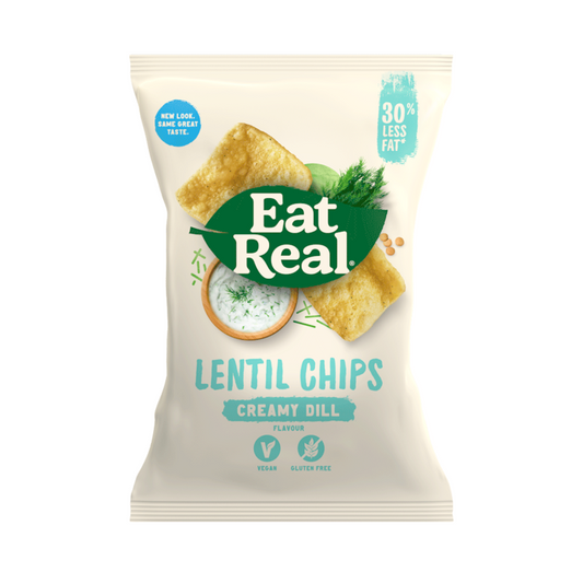 EAT REAL Lentil Creamy Dill Chips                        Size - 10x113g